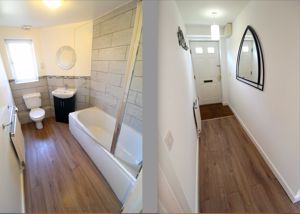 Bathroom and Hallway- click for photo gallery